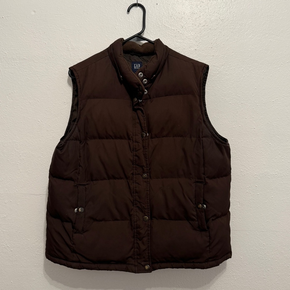 Brown Puffer Vest